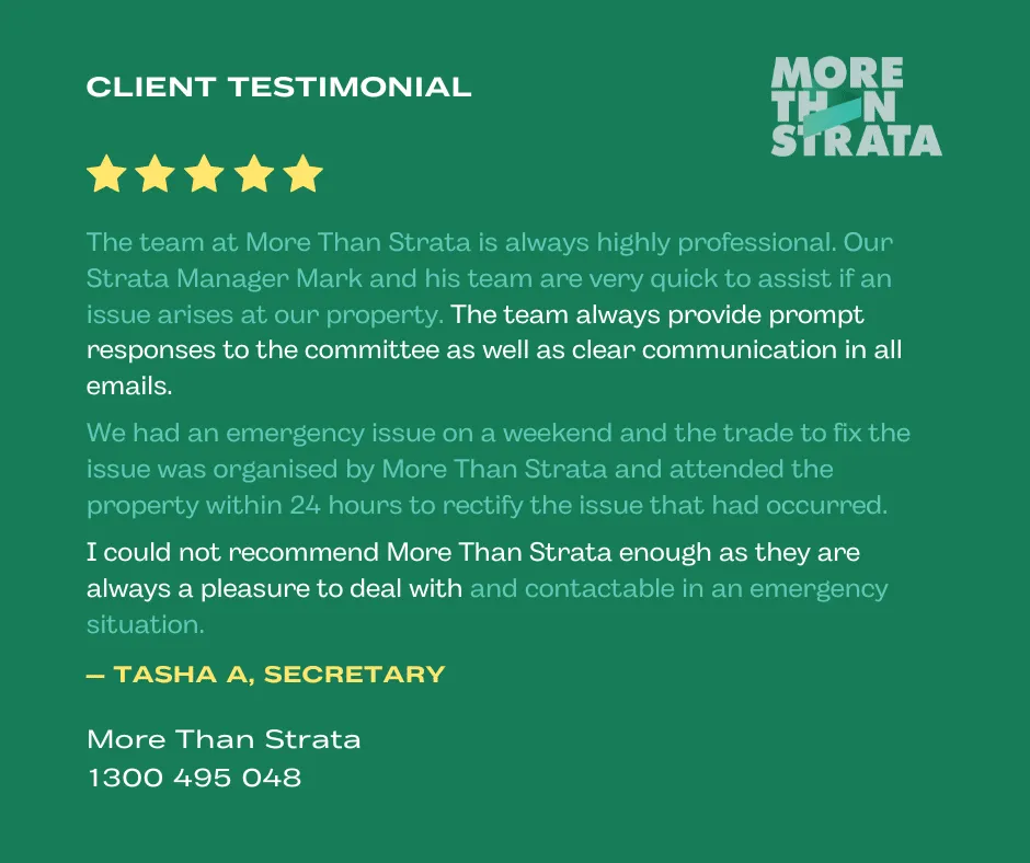 Testimonial from Tasha A.